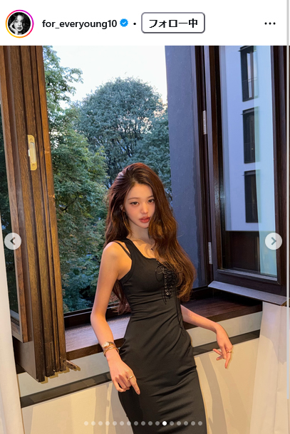 IVE・WONYOUNGのインスタグラムから