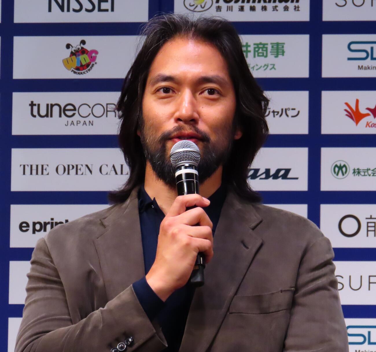 「THE OPEN CALL」プロジェクト報告会見に出席した阿部進之介