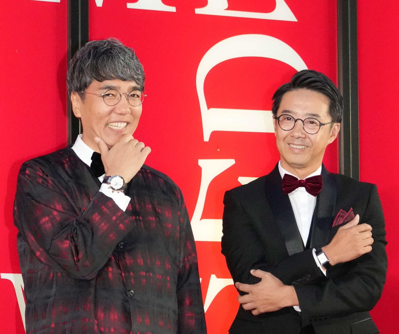 おぎやはぎの小木博明（左）と矢作兼（2023年9月撮影）
