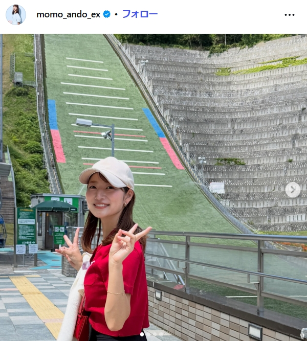 安藤萌々アナのインスタグラムから