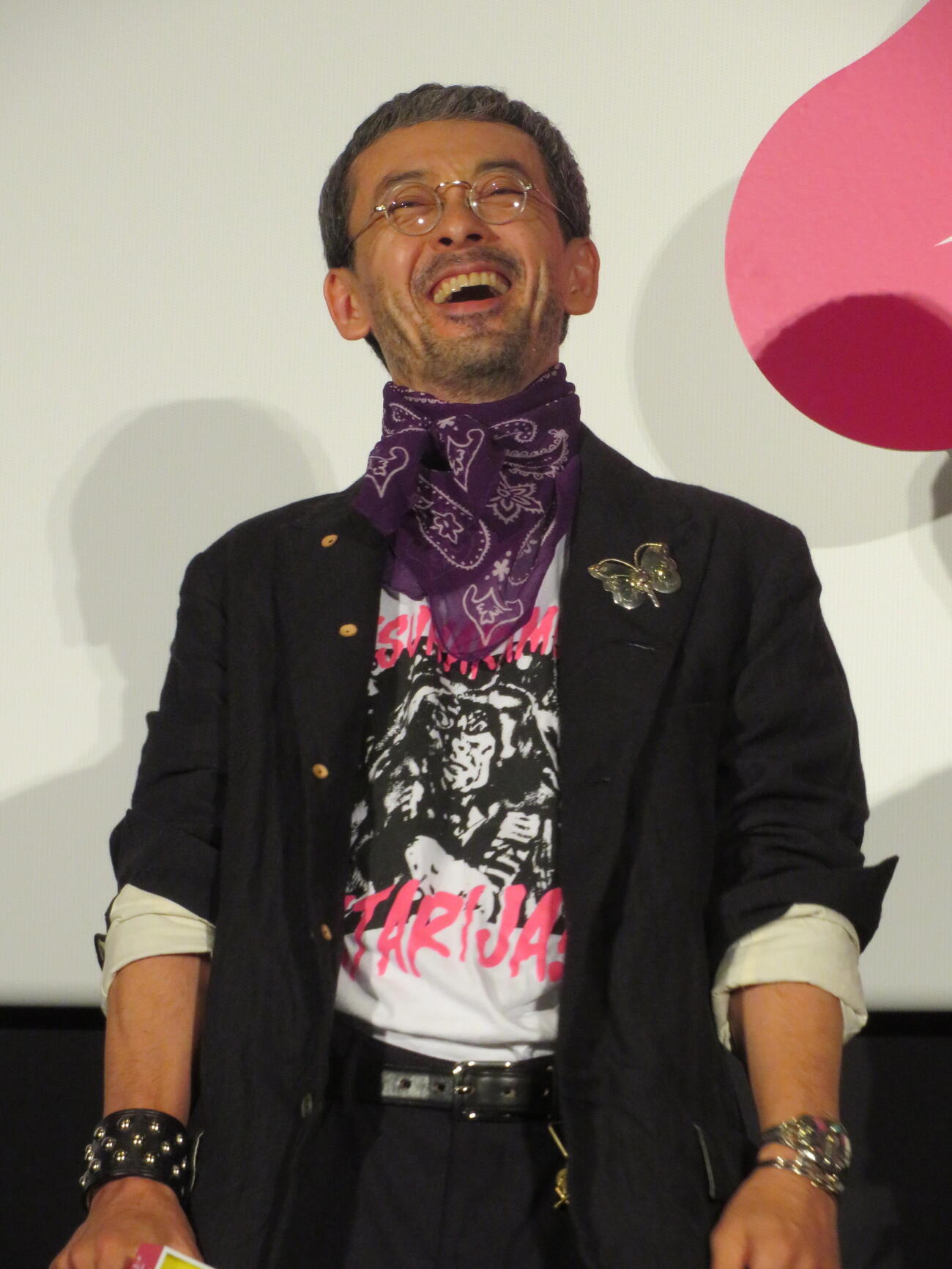 映画「八つ墓村」初日舞台あいさつに登壇した滝藤賢一（撮影・村上幸将）
