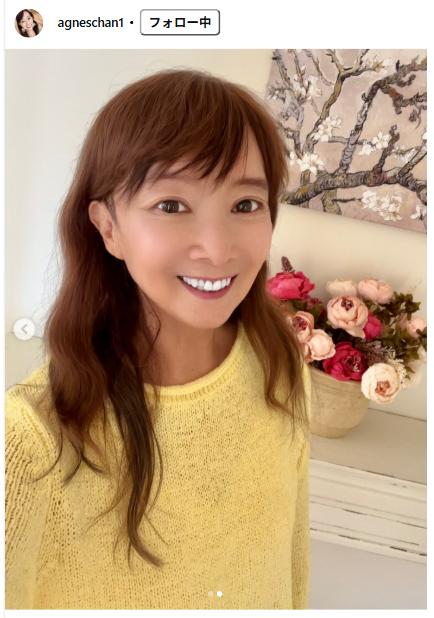 アグネス・チャンのインスタグラムから