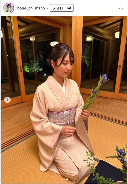 堀口真帆のインスタグラムから