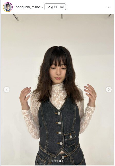堀口真帆のインスタグラムから
