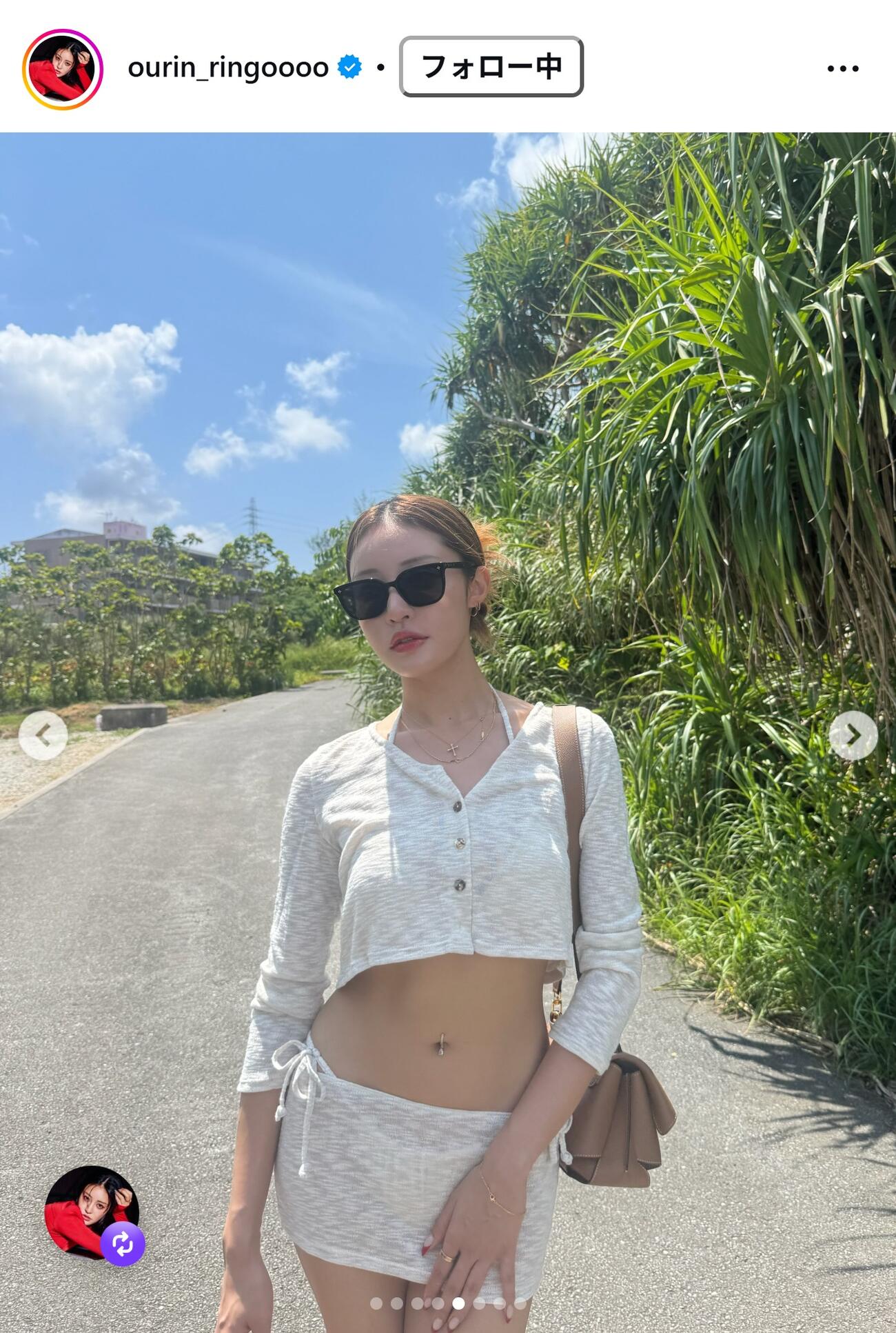 王林のインスタグラムから