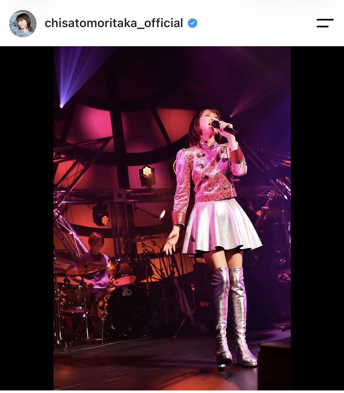 森高千里のインスタグラムから