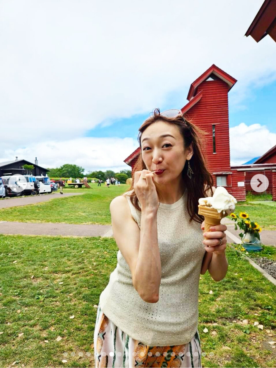 白雪さち花のインスタグラムから