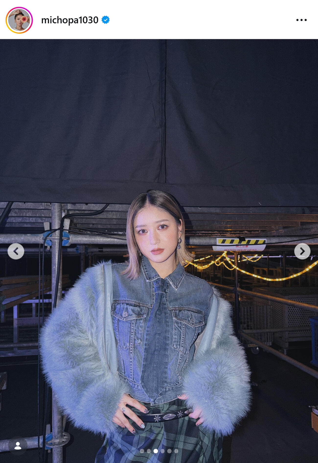 みちょぱのインスタグラムから