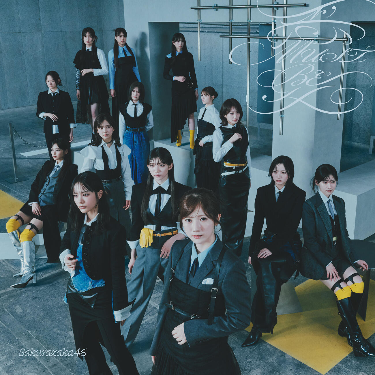 櫻坂46「愛　MUST BE」ジャケットアートワーク