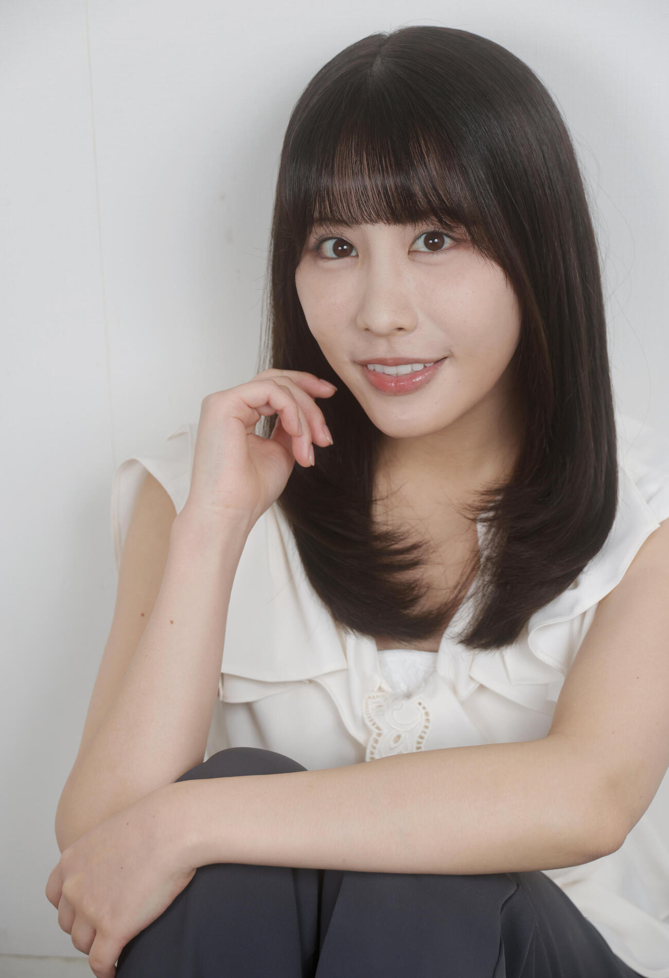 ホラーエロティックエンターテインメントの主演を務めた明るく優しい南野百合（撮影・中島郁夫）