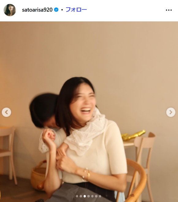 佐藤ありさのインスタグラムから