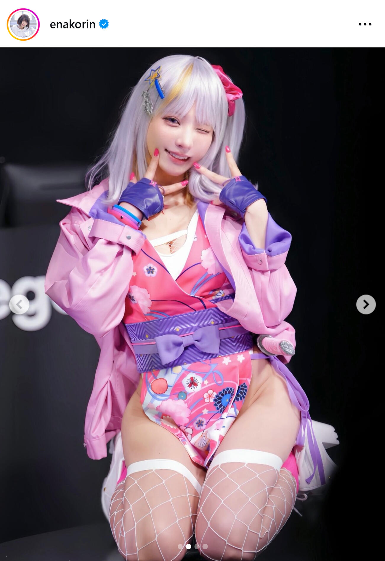 えなこのインスタグラムから