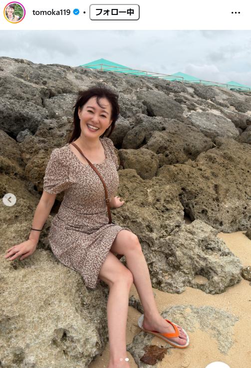 竹中知華アナのインスタグラムから