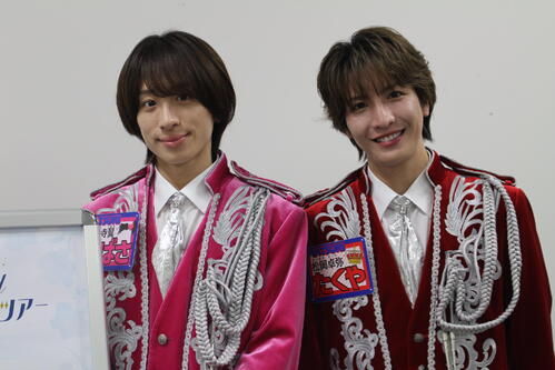 MATSURI大阪取材会、松岡卓弥「新曲は駅員さんになった気持ちで