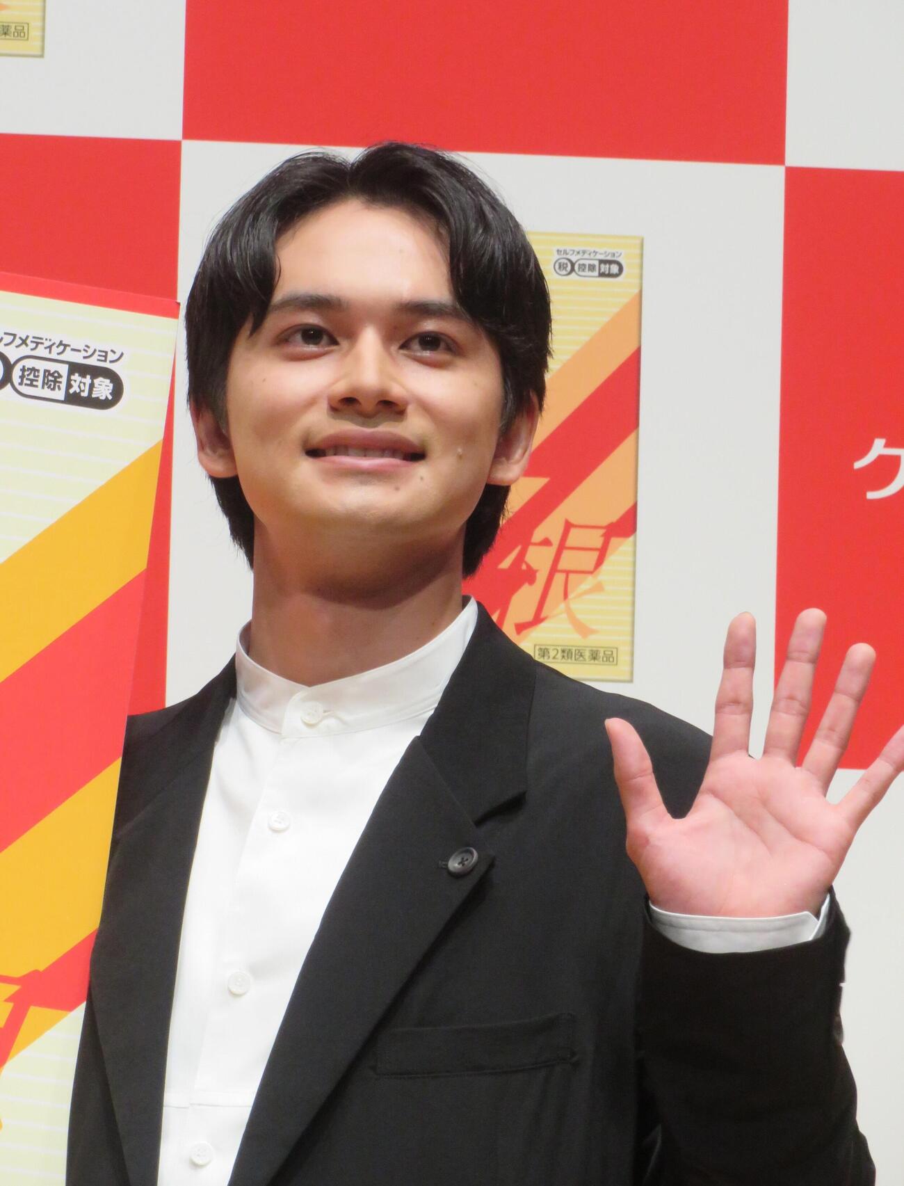 クラシエ薬品の漢方「葛根湯」の新CM発表会見を行った北村匠海（撮影・松本久）