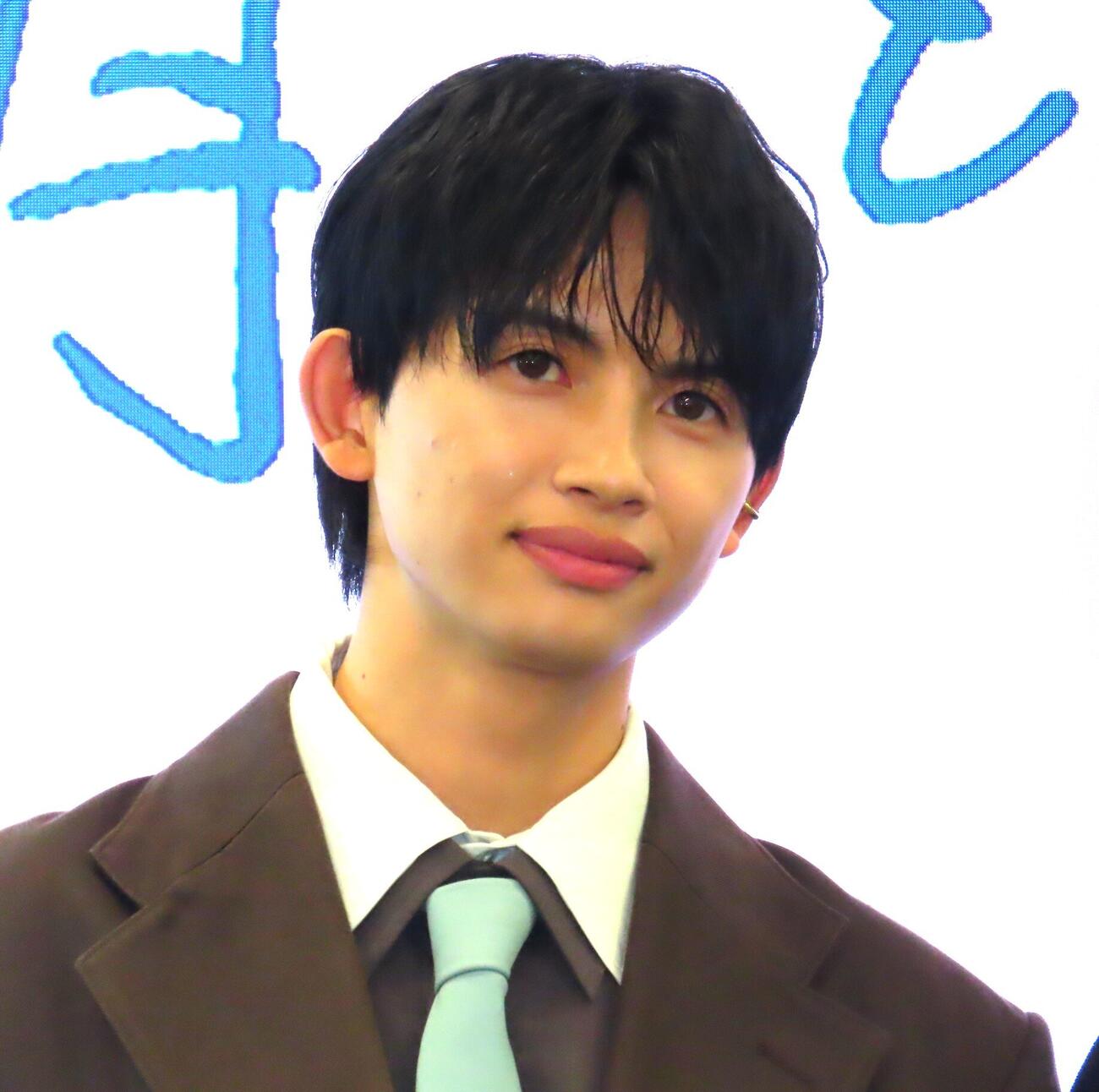 「青と碧」制作発表会見に出席した草川直弥