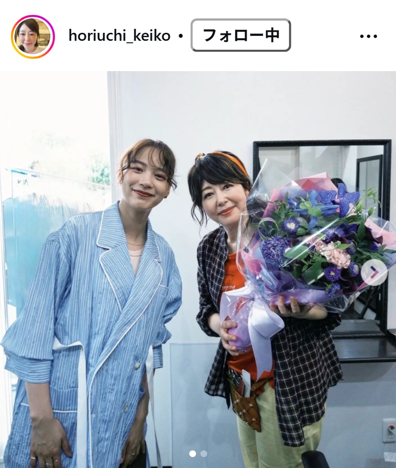 堀内敬子のインスタグラムから