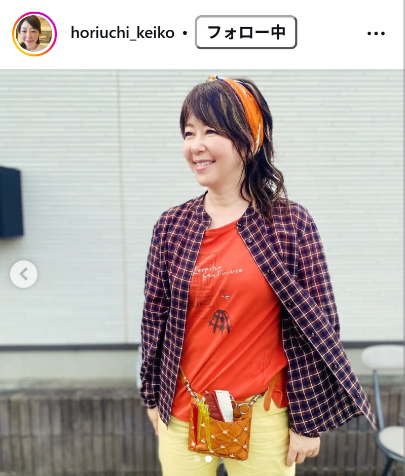 堀内敬子のインスタグラムから