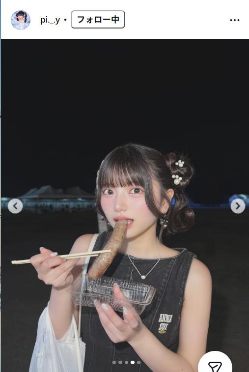 姫野ひなののインスタグラムから