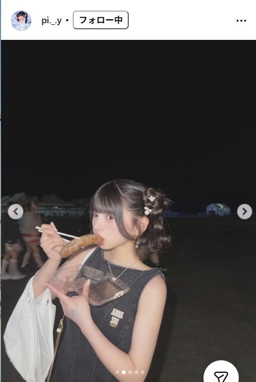 姫野ひなののインスタグラムから