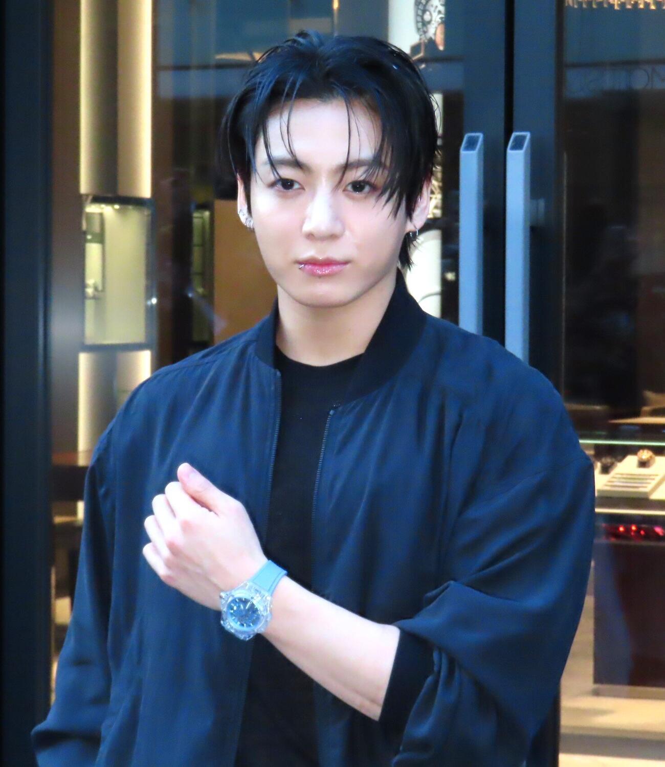 ウブロ銀座ブティックに来店したJung Kook
