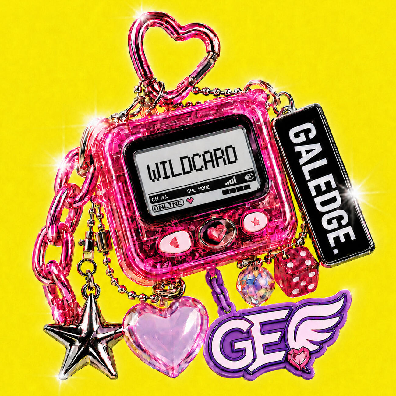 GALEDGE．のデビューシングル「WILDCARD」ジャケット写真