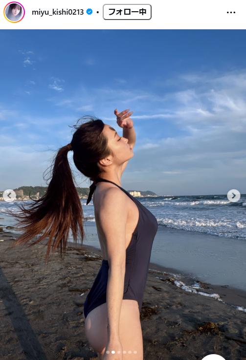 岸みゆのインスタグラムから