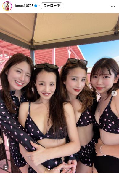 板野友美のインスタグラムから