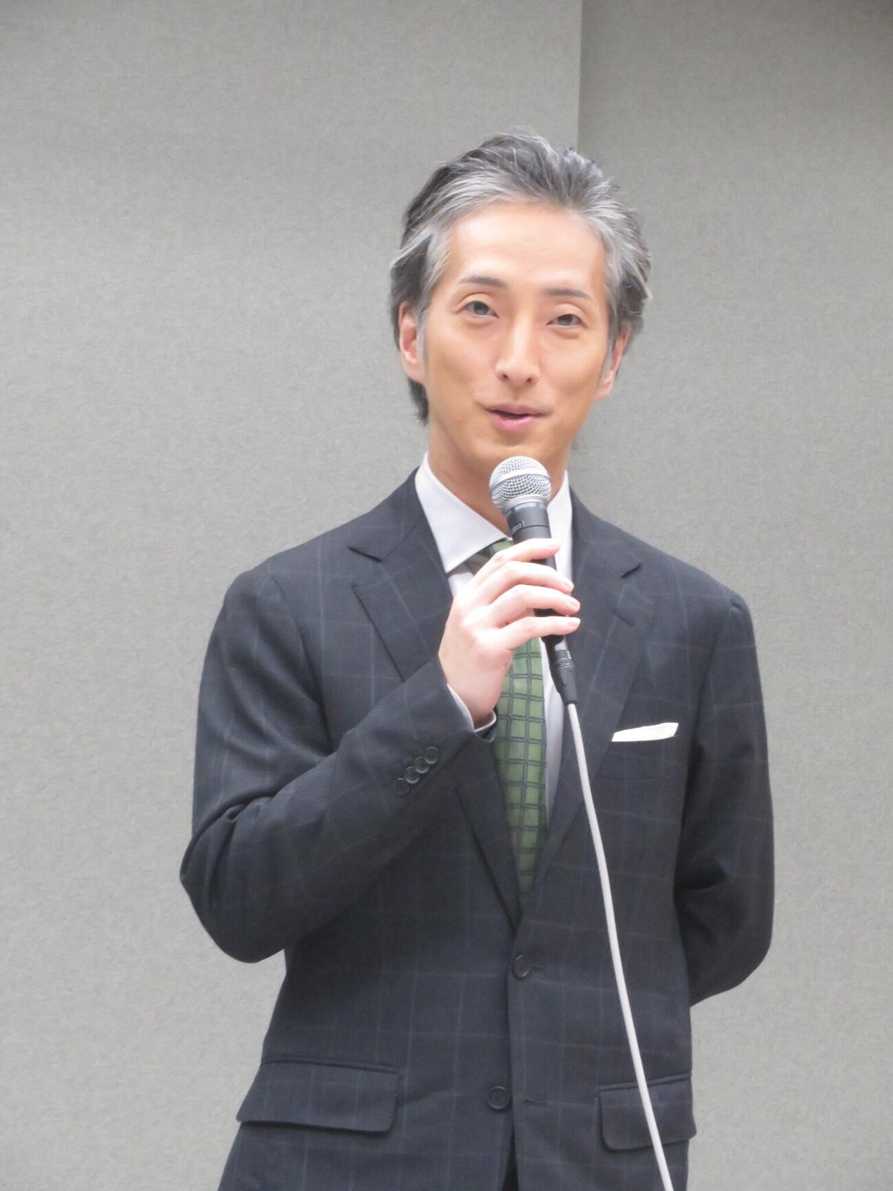 来春の「春暁・陽春歌舞伎特別講演2027」に向けて会見した中村七之助