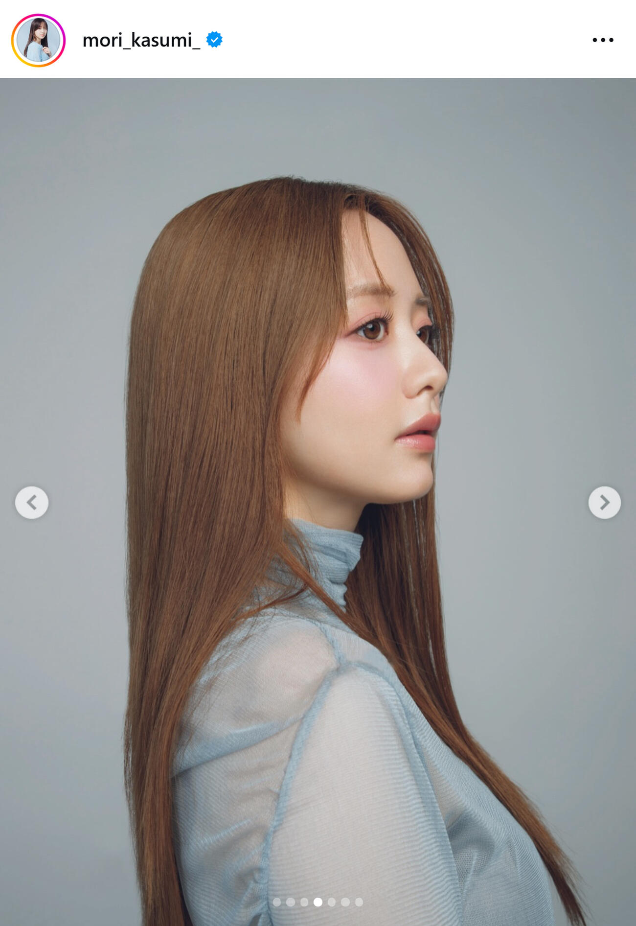 森香澄のインスタグラムから