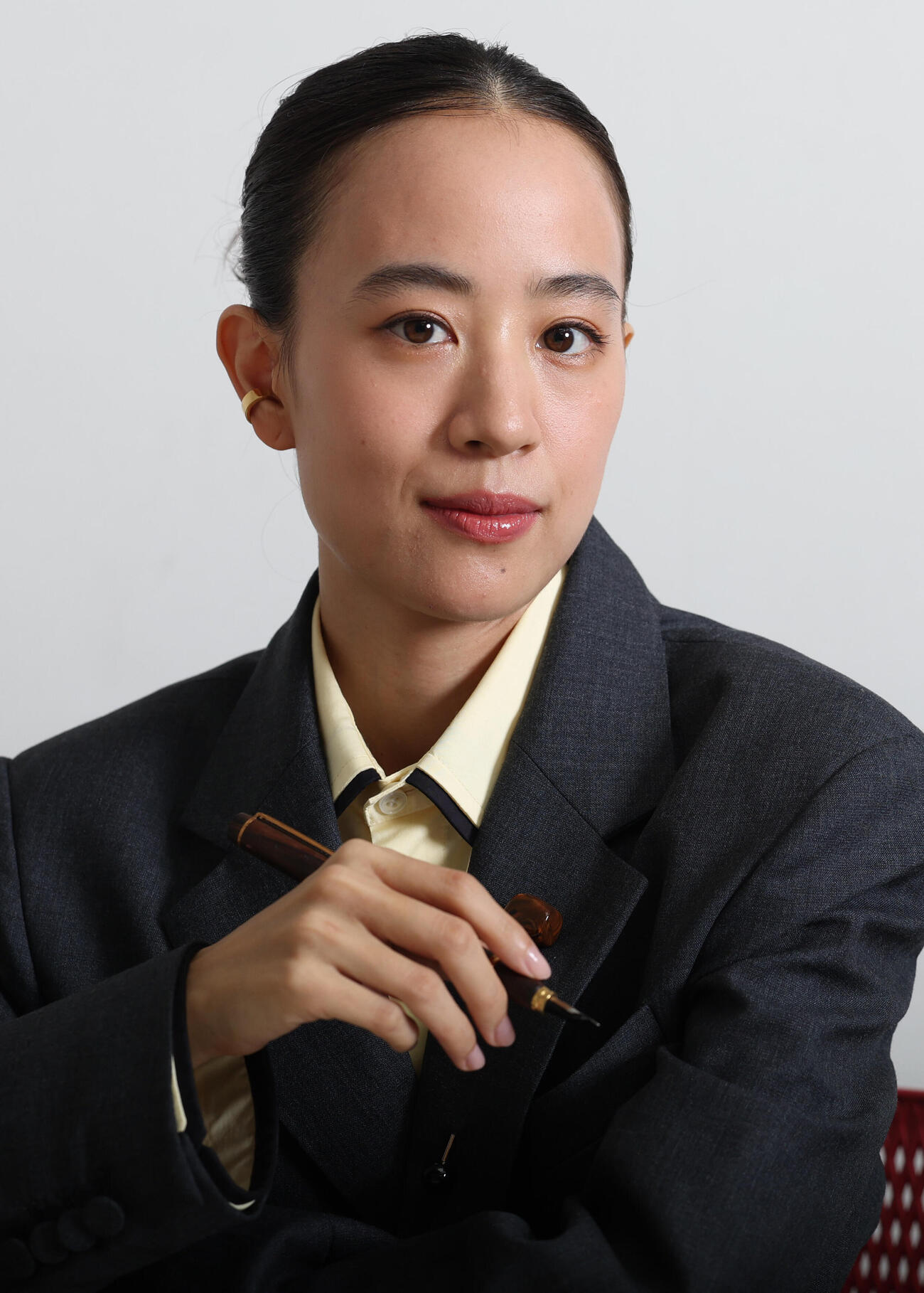 NHK朝ドラ「ブラッサム」の主演が決まった石橋静河（撮影・水谷安孝）