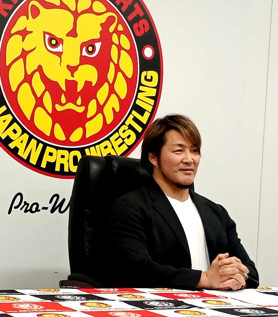 新日本プロレスの棚橋弘至社長（2026年3月撮影）
