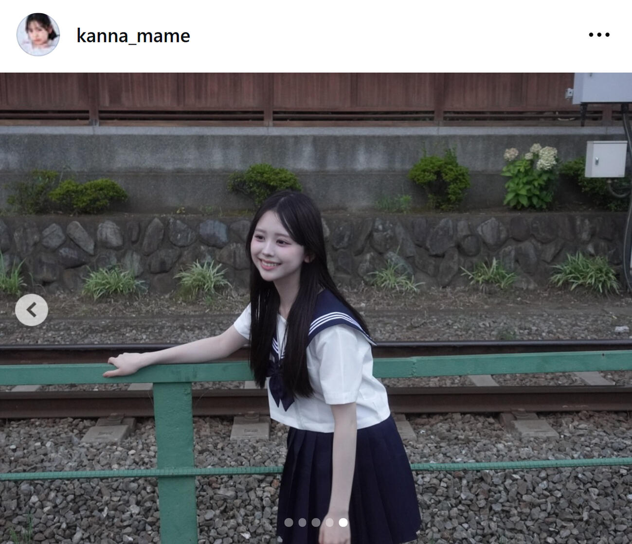梶原叶渚のインスタグラムから