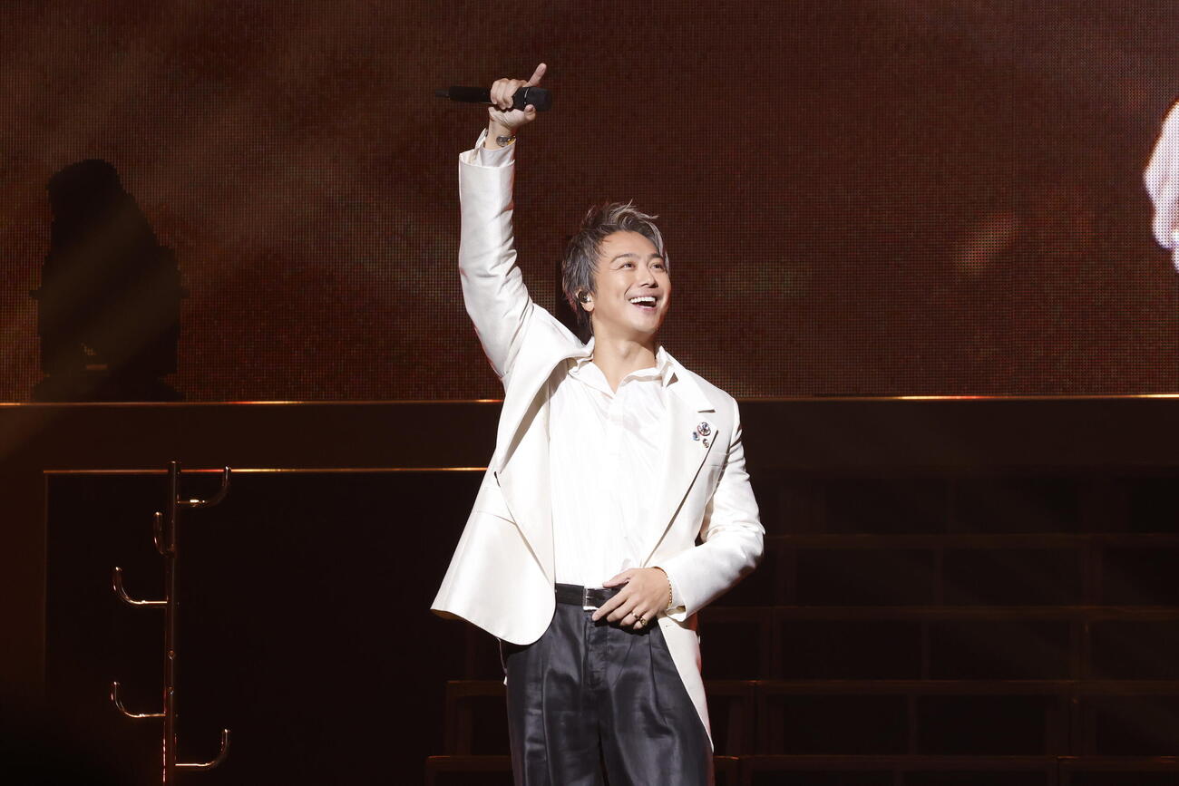 「EXILE TAKAHIRO　武道館　LIVE 2026“JUBILEE”～20th Anniversary～」でパフォーマンスするEXILE TAKAHIRO