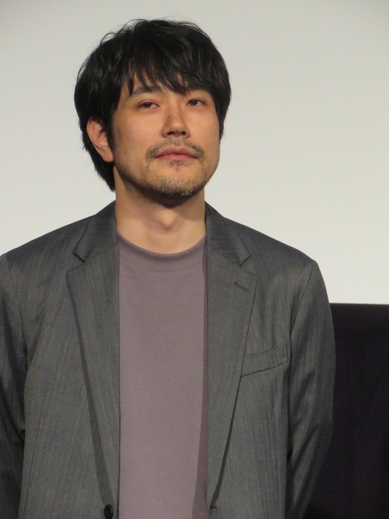 映画「ナギダイアリー」公開記念舞台あいさつに登壇した松山ケンイチ（撮影・村上幸将）