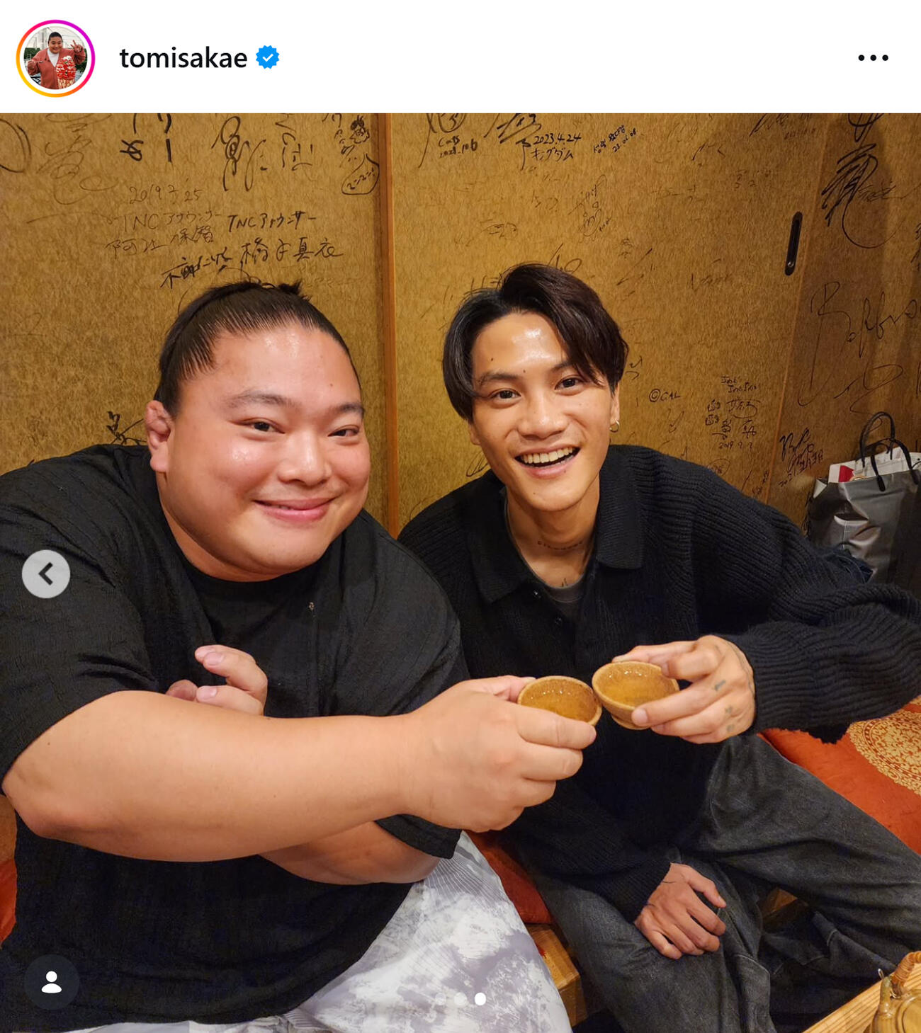 富栄ドラムのインスタグラムから