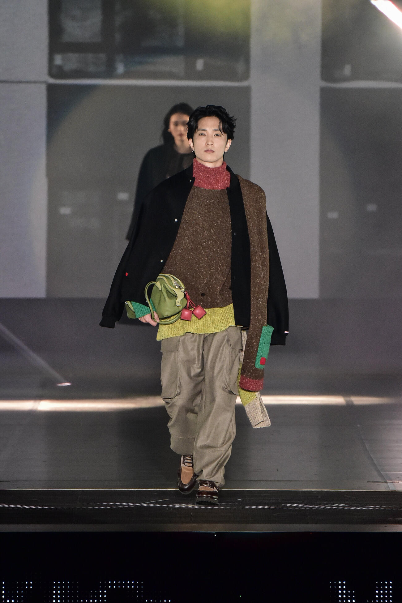 「MAX＆Co．」ファッションショーでランウェーを歩く田中樹（（C）Rakuten GirlsAward 2026 AUTUMN／WINTER）