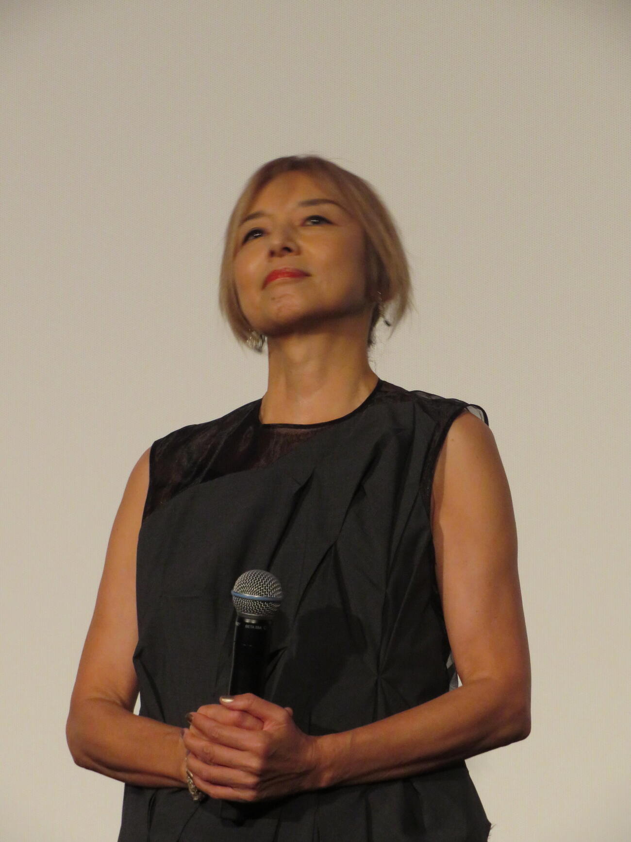 映画「undo」＋「PICNIC」4Kリマスター公開記念舞台あいさつに登壇した山口智子（撮影・村上幸将）