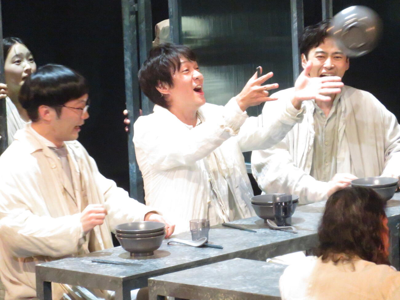舞台「water」のゲネプロを行ったSUPER EIGHT丸山隆平（中央）