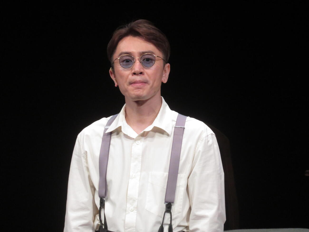 舞台「髪結いの亭主」のプレスコール及び取材会に登壇したSUPER EIGHT安田章大