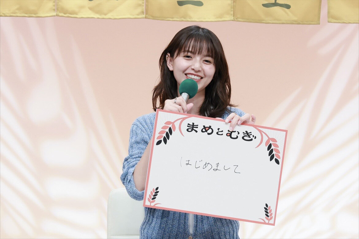 テレビ東京系ドラマ24「まめとむぎ」記者会見に出席した齋藤飛鳥Ⓒドラマ「まめとむぎ」製作委員会
