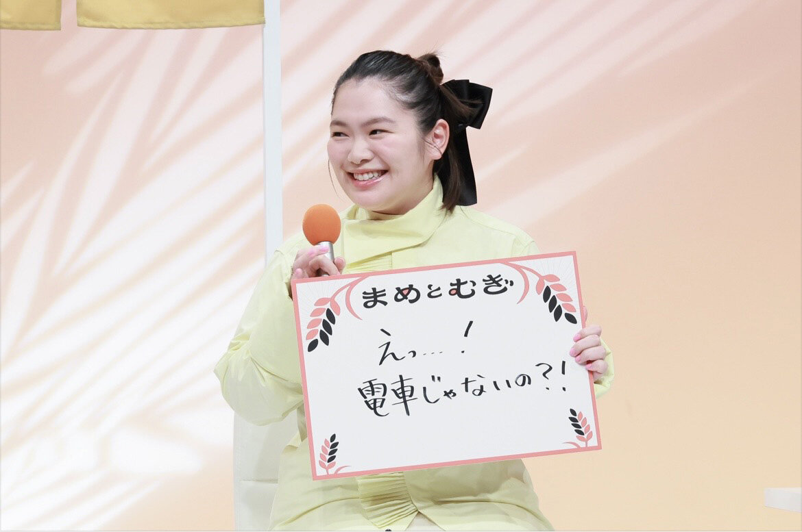 テレビ東京系ドラマ24「まめとむぎ」記者会見に出席した富田望生Ⓒドラマ「まめとむぎ」製作委員会