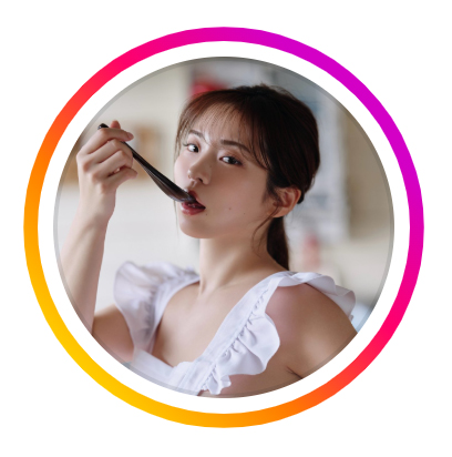 柚月美美のインスタグラムから