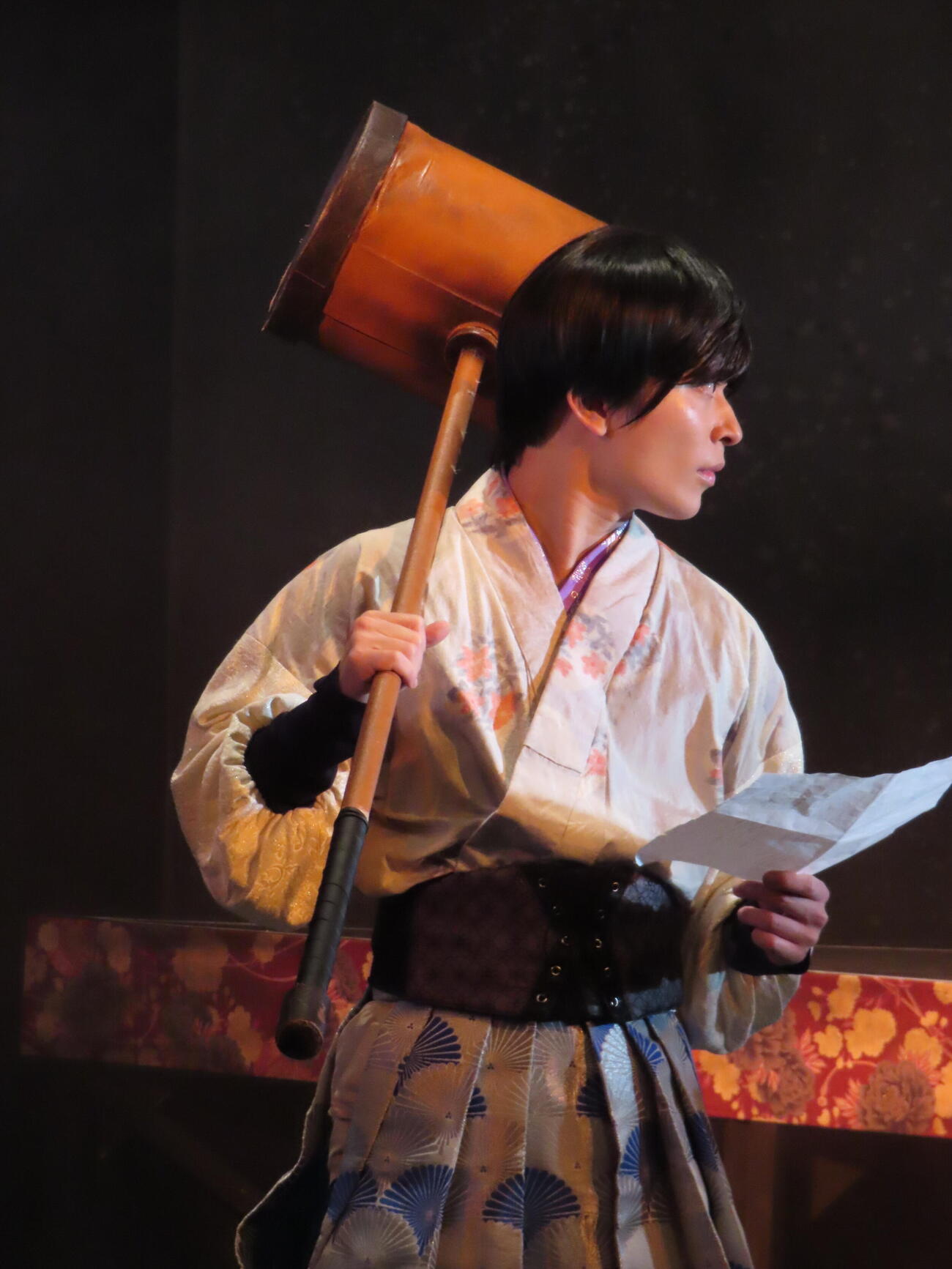 「オレノカタワレ～紅蓮の章～」ゲネプロに臨んだ大野紘幸（撮影・鎌田良美）