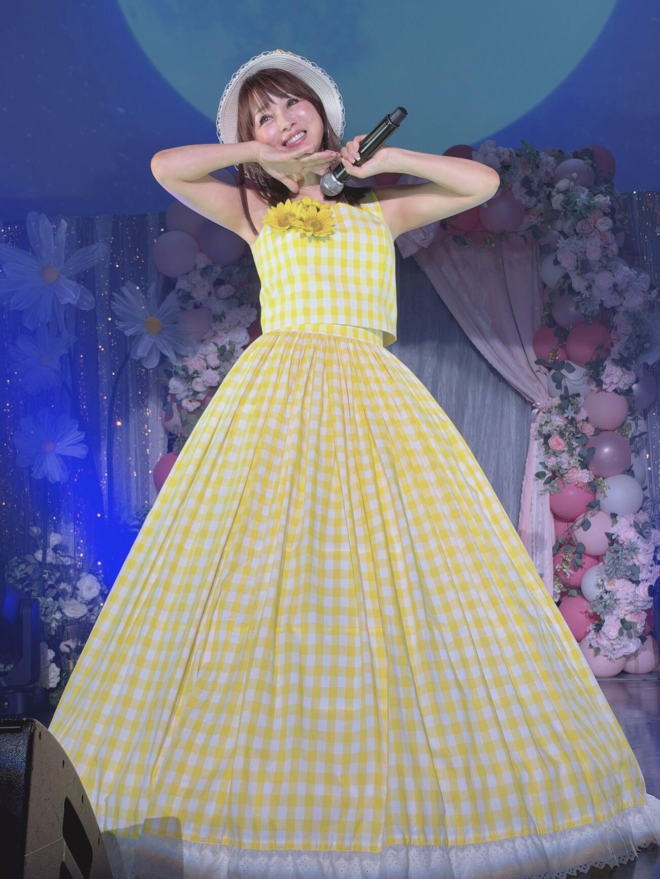 ソロデビュー40周年記念ライブを行った渡辺美奈代
