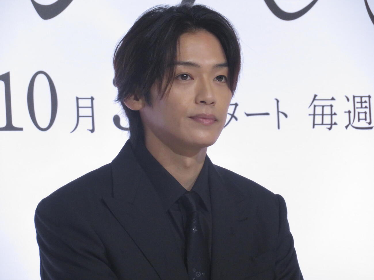 テレビ朝日系「はだかんぼうたち」制作発表記者会見に登壇したHey！Say！JUMP高木雄也