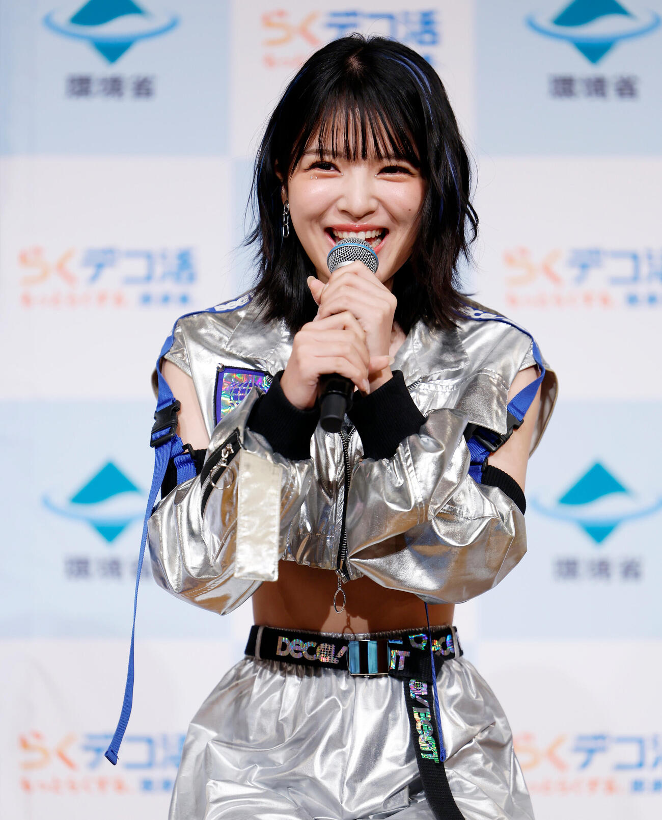登壇したDECA！BEATの豫風瑠乃（撮影・山本朝陽）