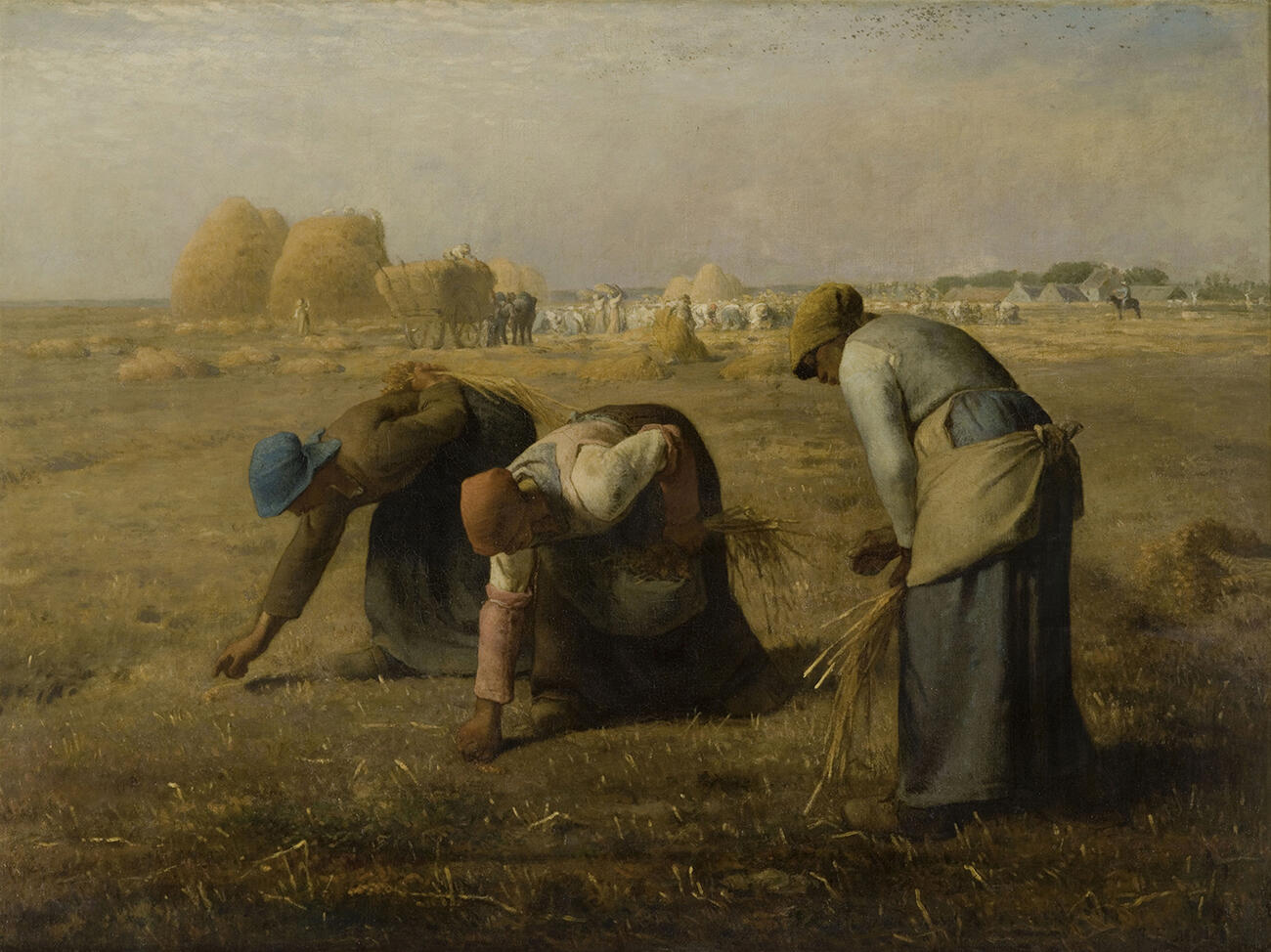 ジャン=フランソワ・ミレー「落穂拾い」1857年　オルセー美術館（C）Musée d'Orsay, Dist. GrandPalaisRmn／Patrice Schmidt／distributed by AMF