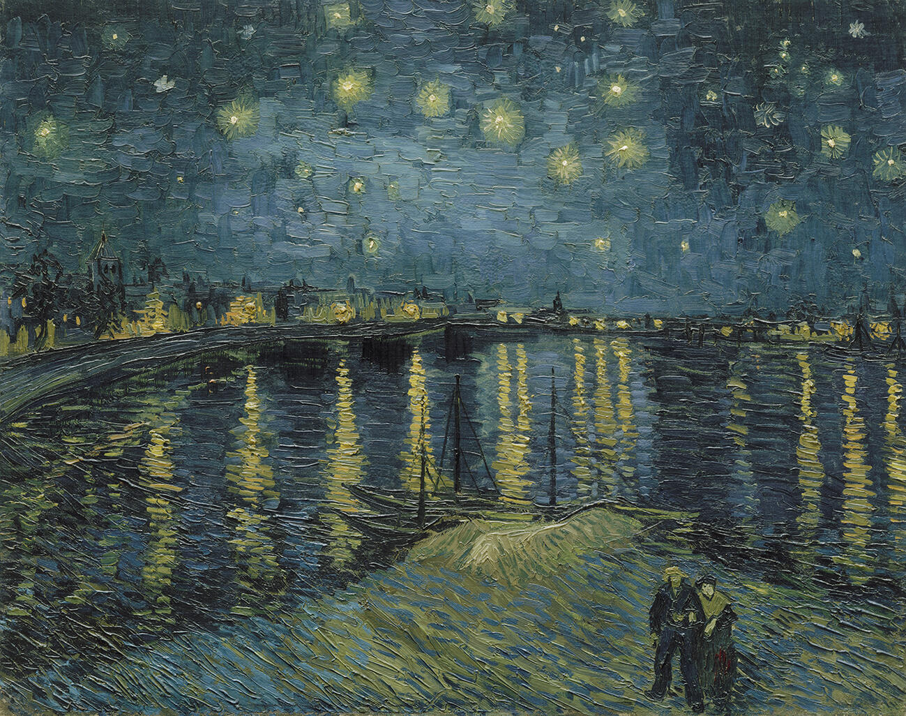 フィンセント・ファン・ゴッホ「星月夜」1888年　オルセー美術館（C）GrandPalaisRmn (musée d'Orsay)／HervéLewandowski／distributed by AMF

