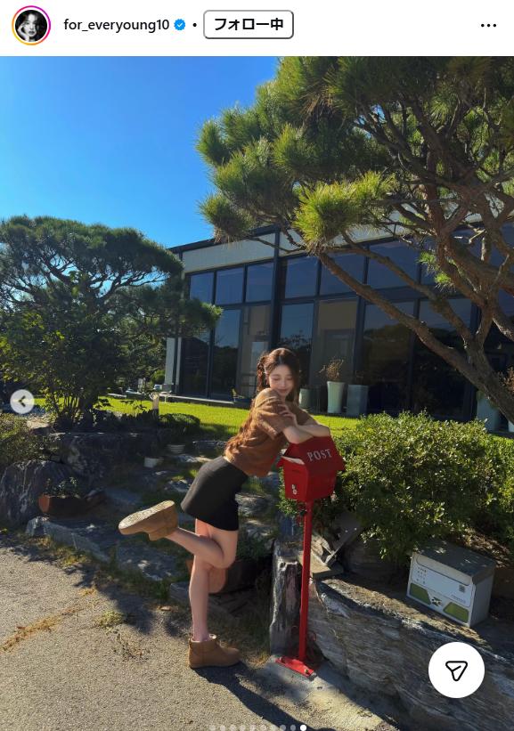 IVEウォニョンのインスタグラムから